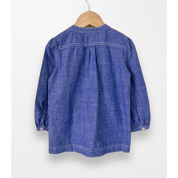 Joules Chambray Tunic Dress, Size 3 - Picture 2 of 7